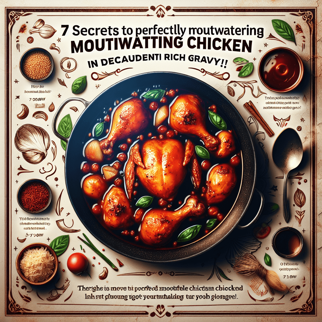 7 Secrets to Perfectly Mouthwatering Stewed Chicken in Decadent Rich Gravy!