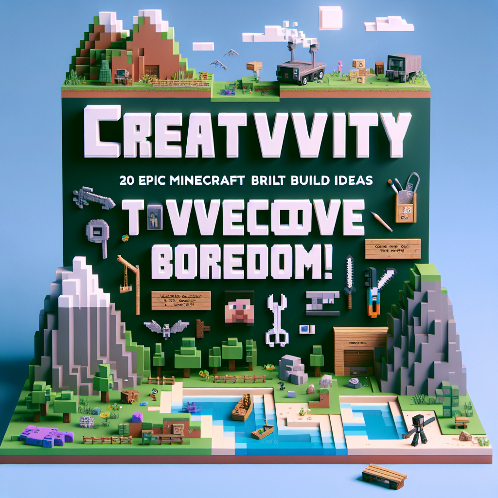 Unlock Your Creativity: 20 Epic Minecraft Build Ideas to Overcome Boredom!