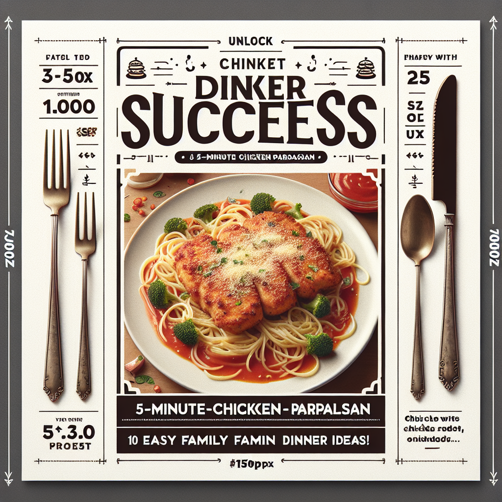 Unlock Dinner Success: 5-Minute Shortcut Chicken Parmesan (#112) | 10 Easy Family Dinner Ideas!