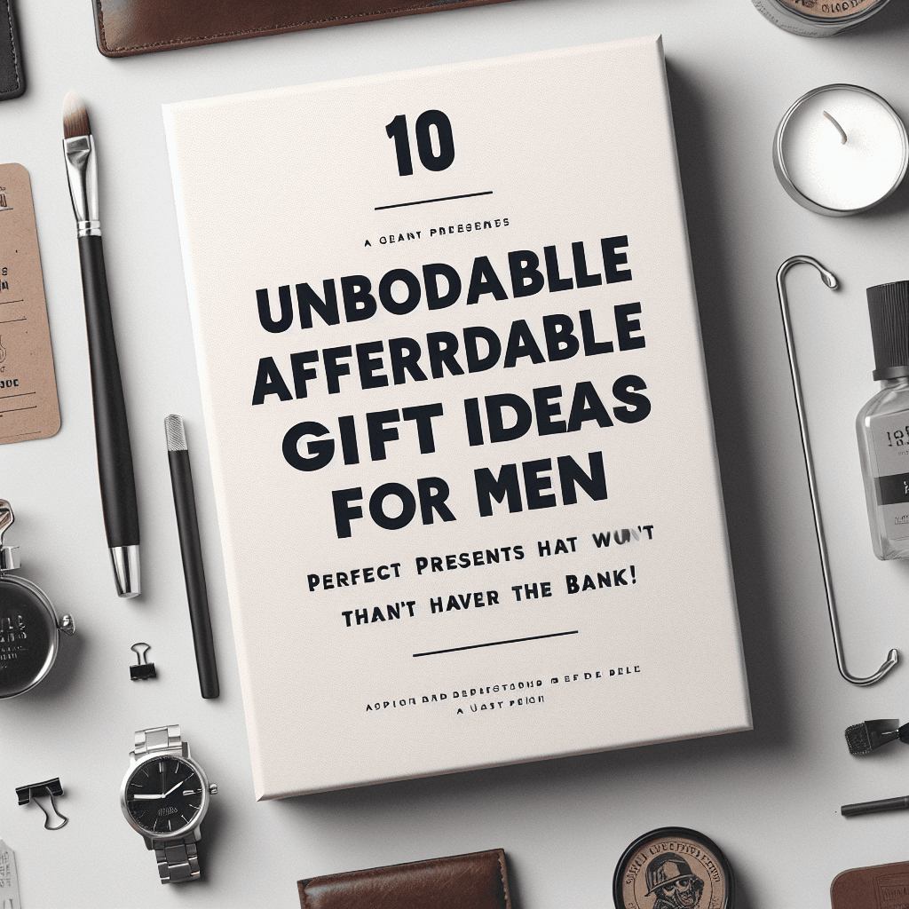 10 Unbeatable Affordable Gift Ideas for Men: Perfect Presents That Won’t Break the Bank!