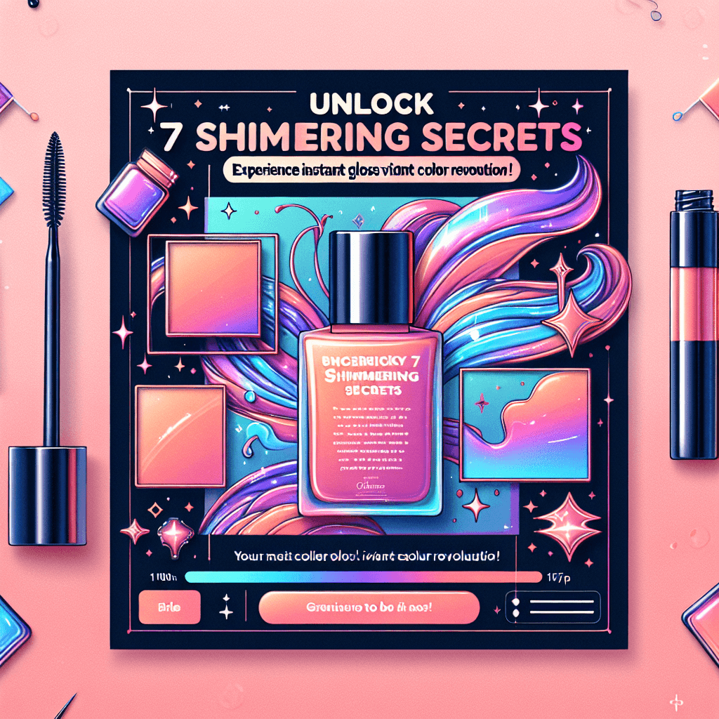 Unlock 7 Shimmering Secrets: Experience Instant Gloss with xmondocolor’s Vibrant Color Revolution!