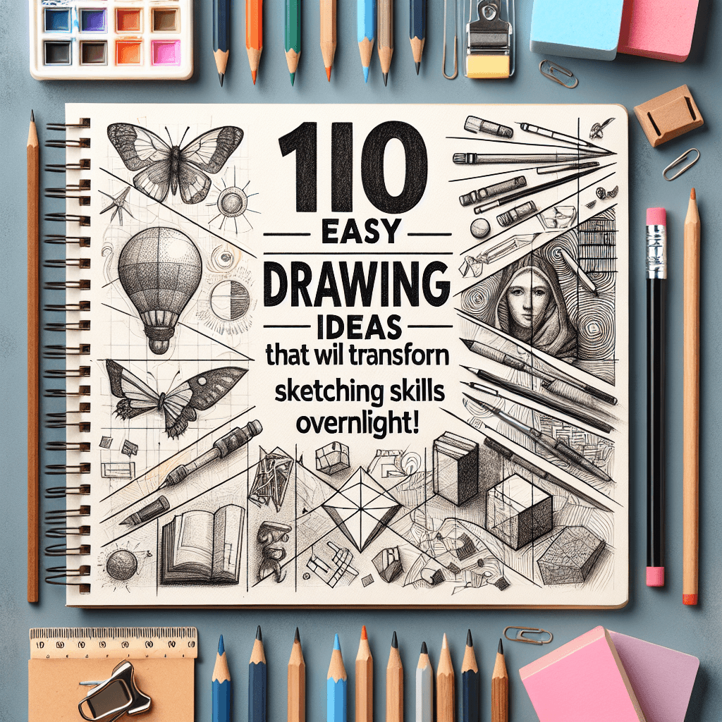 10 Easy Drawing Ideas That Will Transform Your Sketching Skills Overnight!