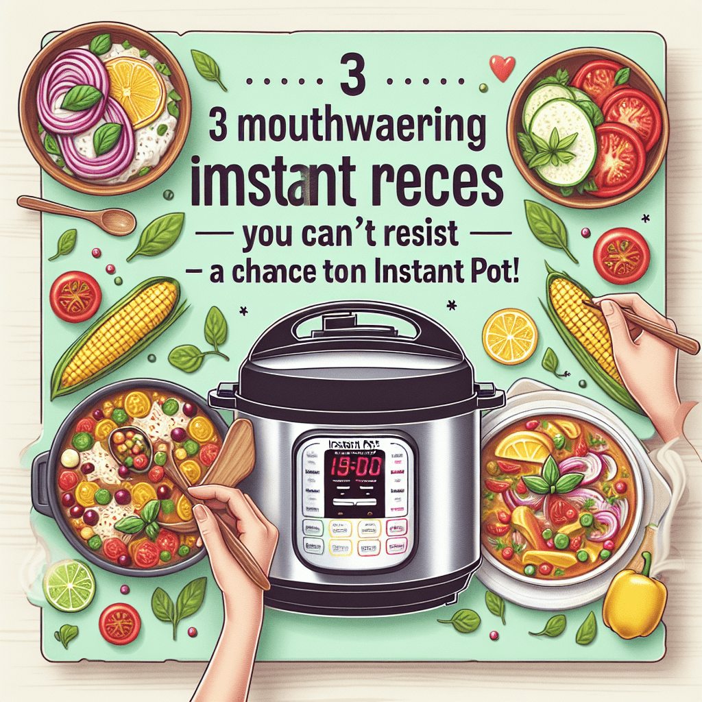 3 Mouthwatering Healthy Instant Pot Recipes You Can’t Resist – Plus a Chance to WIN an Instant Pot!