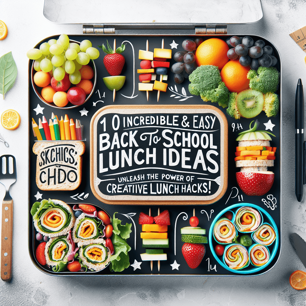 10 Incredible & Easy Back to School Lunch Ideas for Kids in 2019: Unleash the Power of Creative Lunch Hacks!