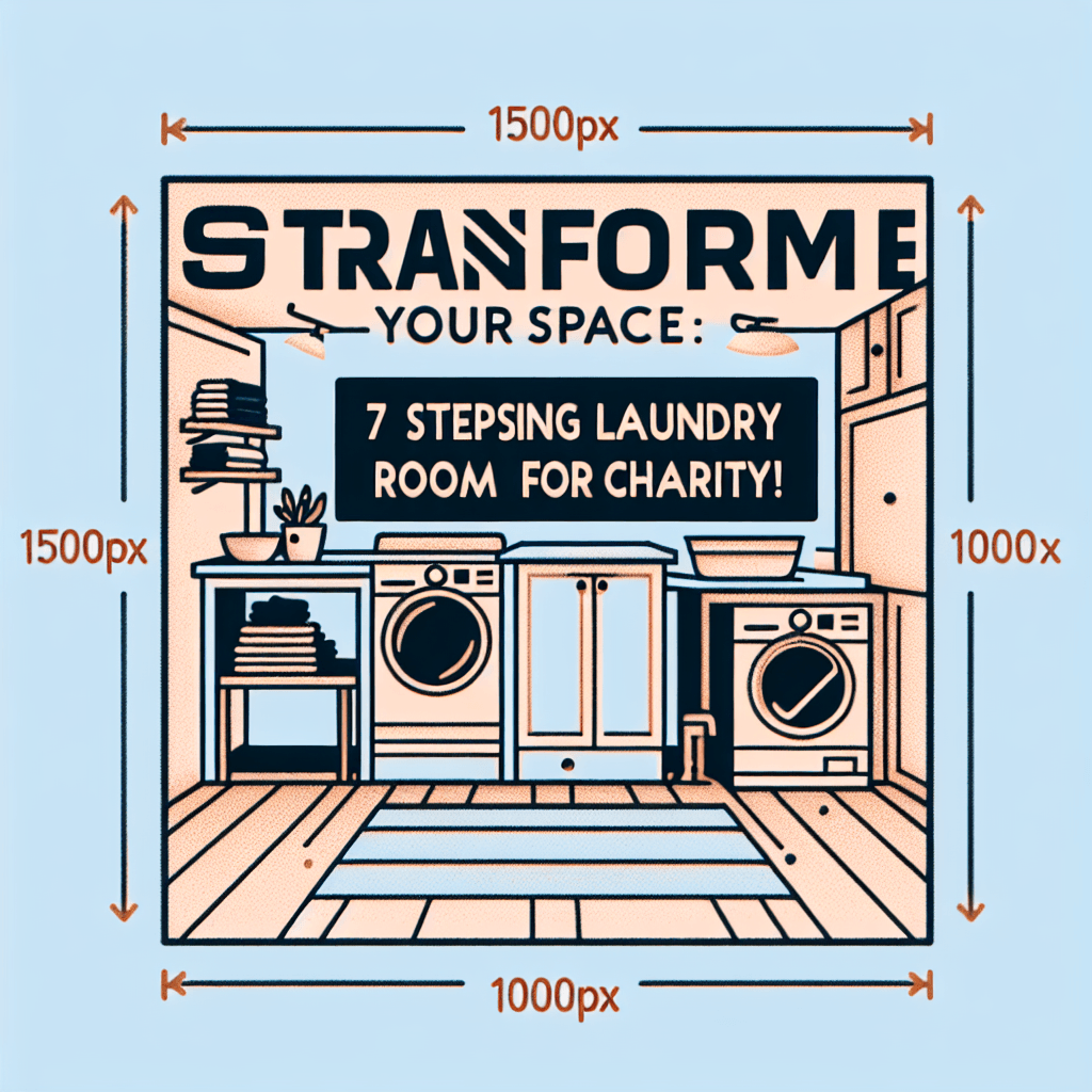 Transform Your Space: 7 Steps to a Stunning Laundry Room Makeover for Charity!