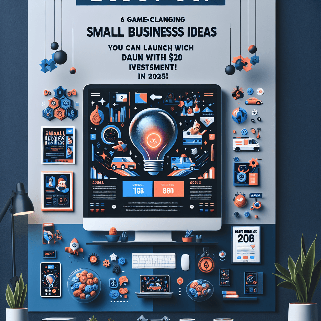 6 Game-Changing Small Business Ideas You Can Launch with $0 Investment in 2025!