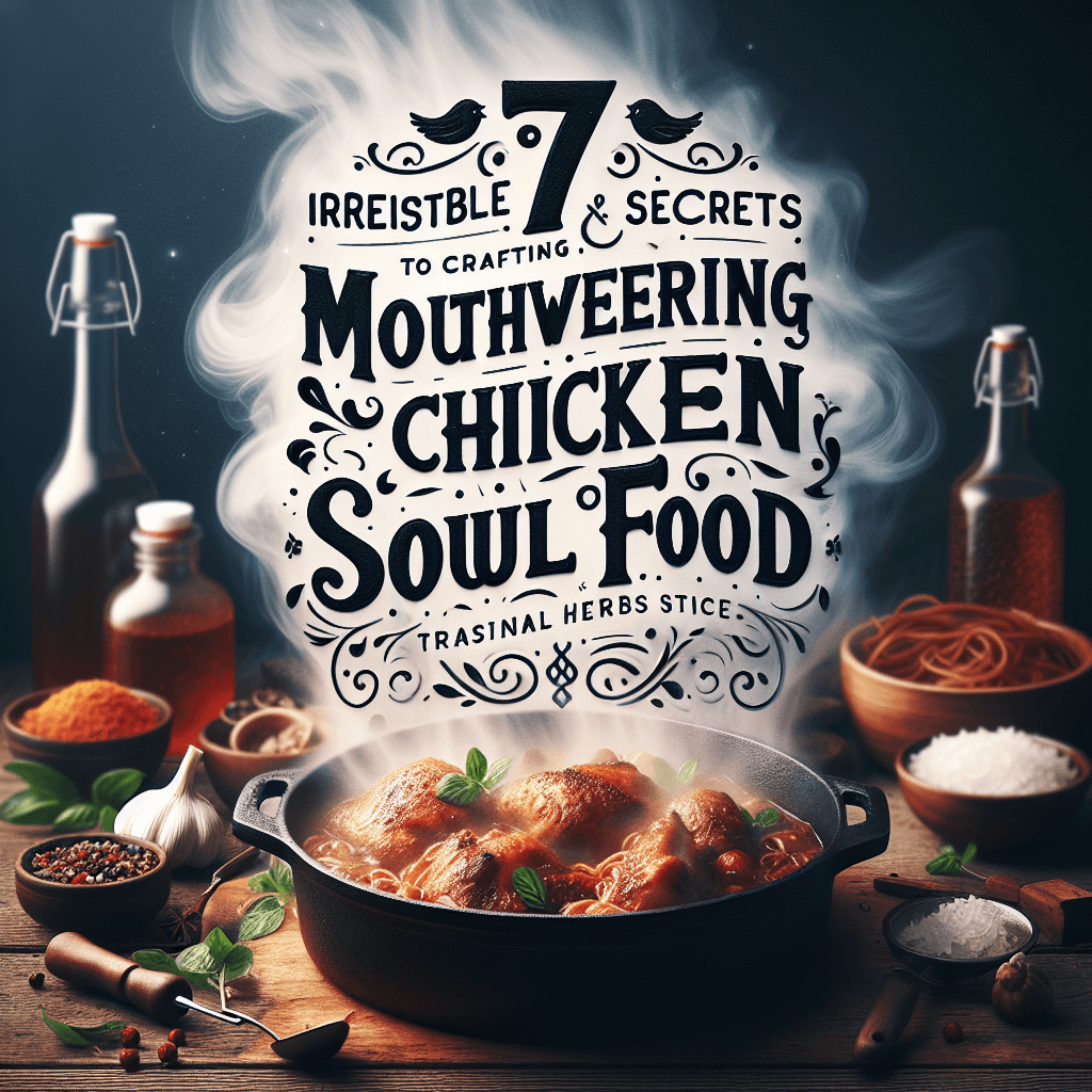 7 Irresistible Secrets to Crafting the Ultimate Mouthwatering Smothered Chicken Soul Food!