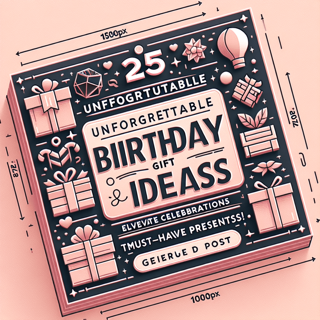 25 Unforgettable Birthday Gift Ideas: Elevate Celebrations with These Must-Have Presents!