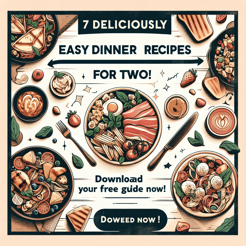 7 Deliciously Easy Dinner Recipes for Two: Download Your Free Guide Now!