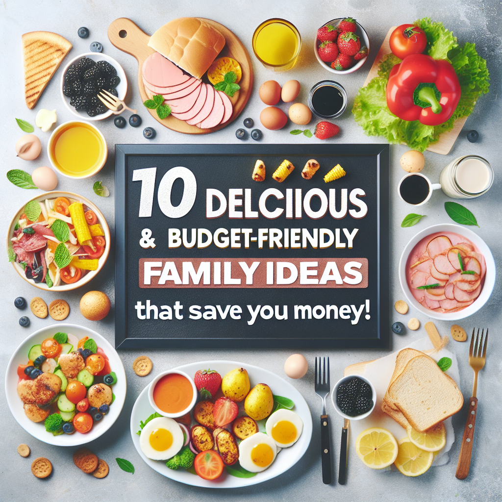 10 Delicious & Budget-Friendly Family Dinner Ideas That Will Save You Money!