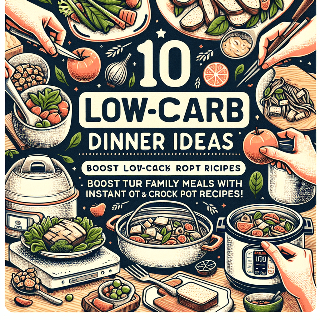 10 Effortless Low-Carb Dinner Ideas: Boost Family Meals with Instant Pot & Crock Pot Recipes!