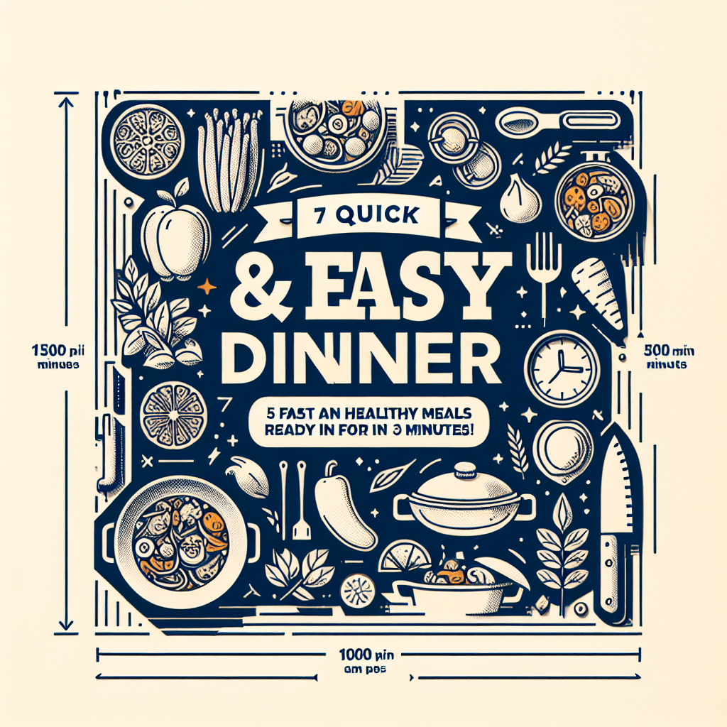 7 Quick & Easy Dinner Recipes: 5 Fast and Healthy Meals Ready in 30 Minutes!