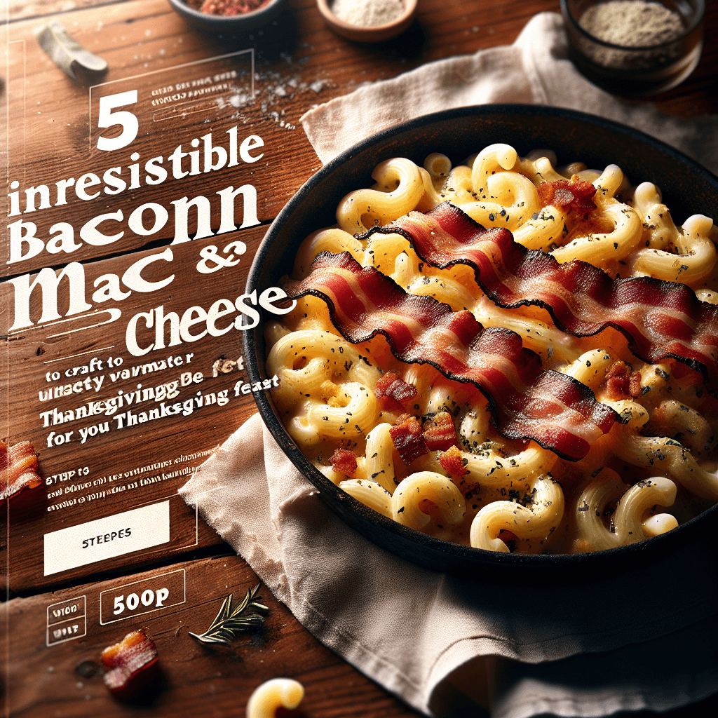 5 Irresistible Steps to Craft the Ultimate Bacon Mac and Cheese for an Unforgettable Thanksgiving Feast!