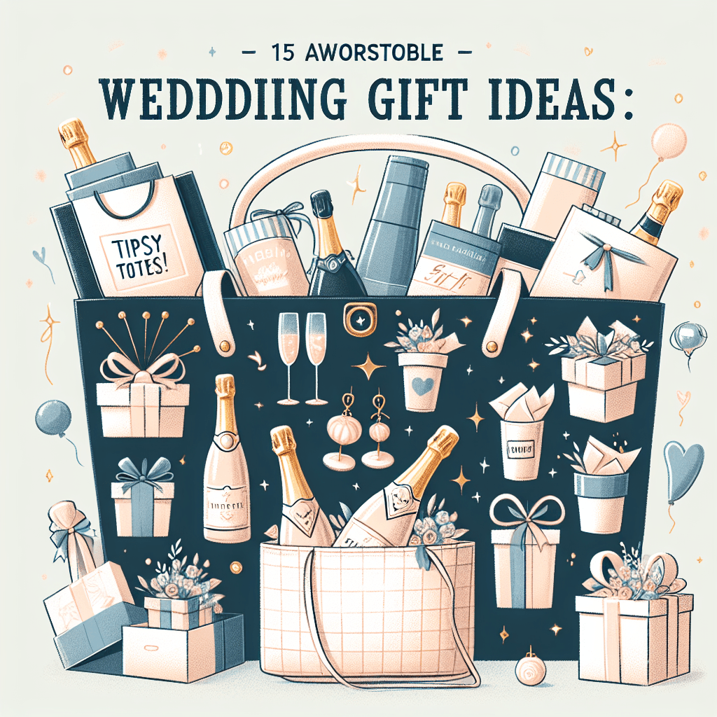 15 Awesome Wedding Gift Ideas: Unforgettable Tipsy Totes for the Perfect Celebration!