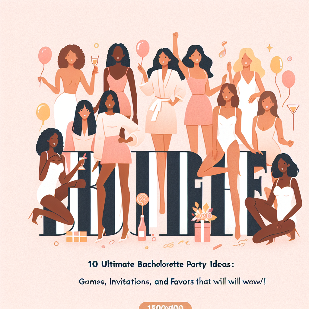 10 Ultimate Bachelorette Party Ideas: Games, Invitations, and Favors That Will Wow!