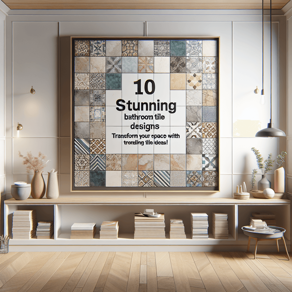 10 Stunning Bathroom Tile Designs: Transform Your Space with Trending Wall Tile Ideas!