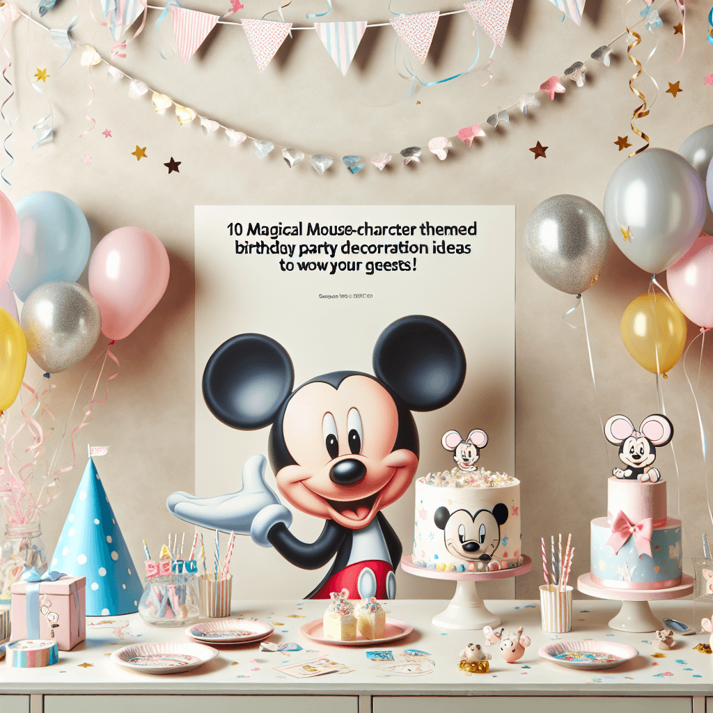 10 Magical Minnie Mouse Birthday Party Decoration Ideas to Wow Your Guests!