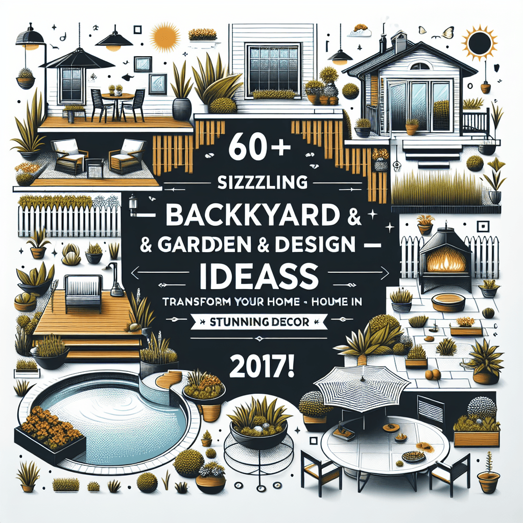 60+ Sizzling Backyard & Garden Design Ideas: Transform Your Home with Stunning Décor in 2017!