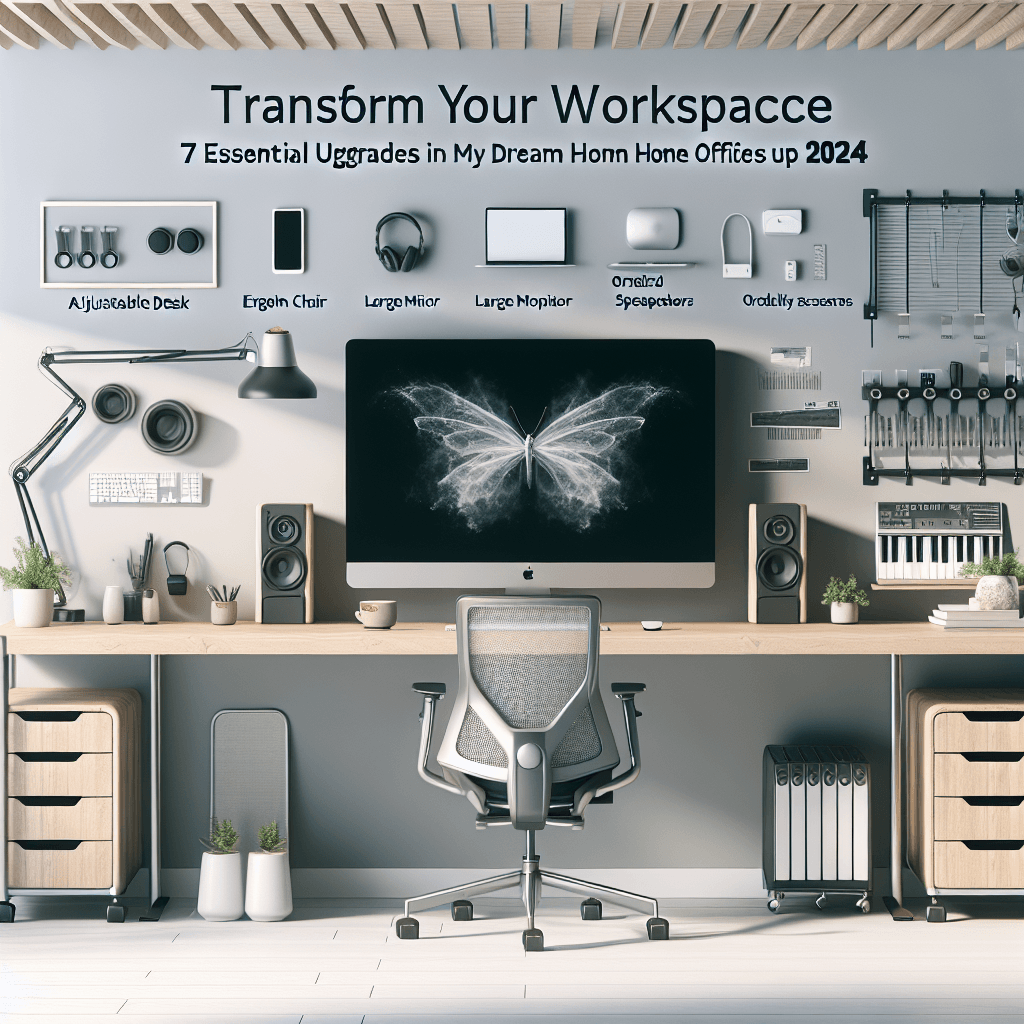 Transform Your Workspace: 7 Essential Upgrades in My Dream Home Office Setup (2024)