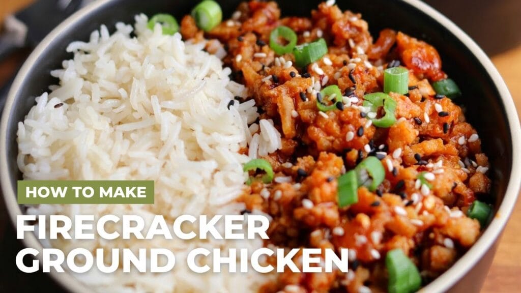 5-Ingredient Firecracker Ground Chicken: Unlock Your New Favorite Macro-Friendly Meal Prep Recipe!