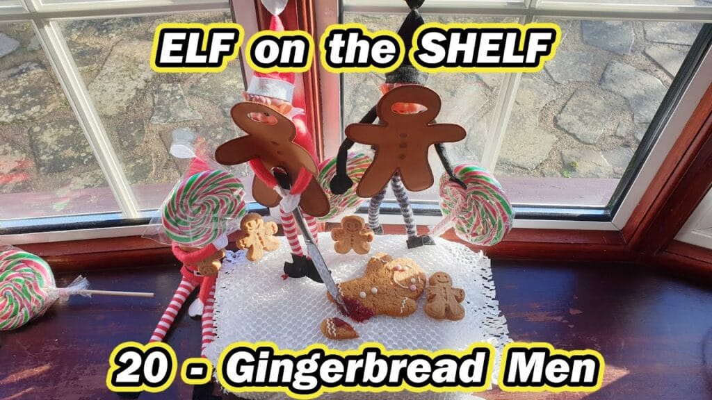 20 Festive Elf on the Shelf Ideas: Transform Your GINGERBREAD MEN into Holiday Magic! #Shorts