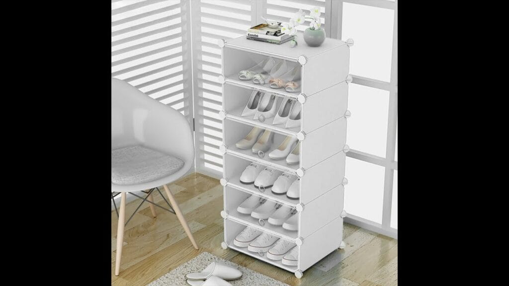 10 Innovative Shoe Rack Ideas Using Interlocking Plastic Panels for ...