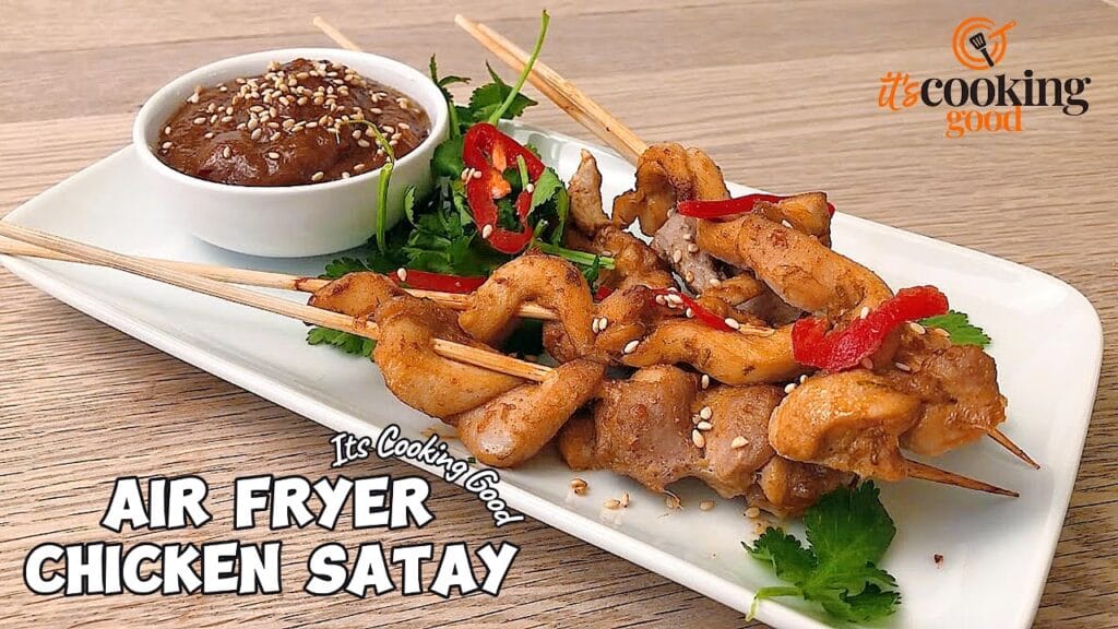 7 Simple Steps to Mouthwatering Air Fryer Chicken Satay & 3 Irresistible Dipping Sauces – Ultimate Flavor, Zero Fuss!
