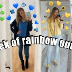 7 Days of Bold: Unleashing Your Style with Vibrant Rainbow & Solid Outfits!