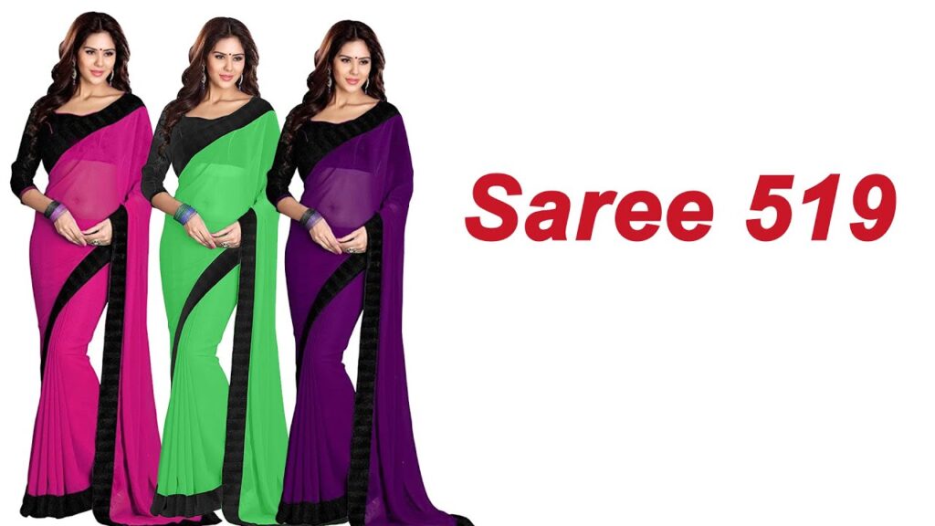 Unveil Elegance: Discover the Latest Chiffon & Georgette Saree Collection Starting at Just Rs 519!