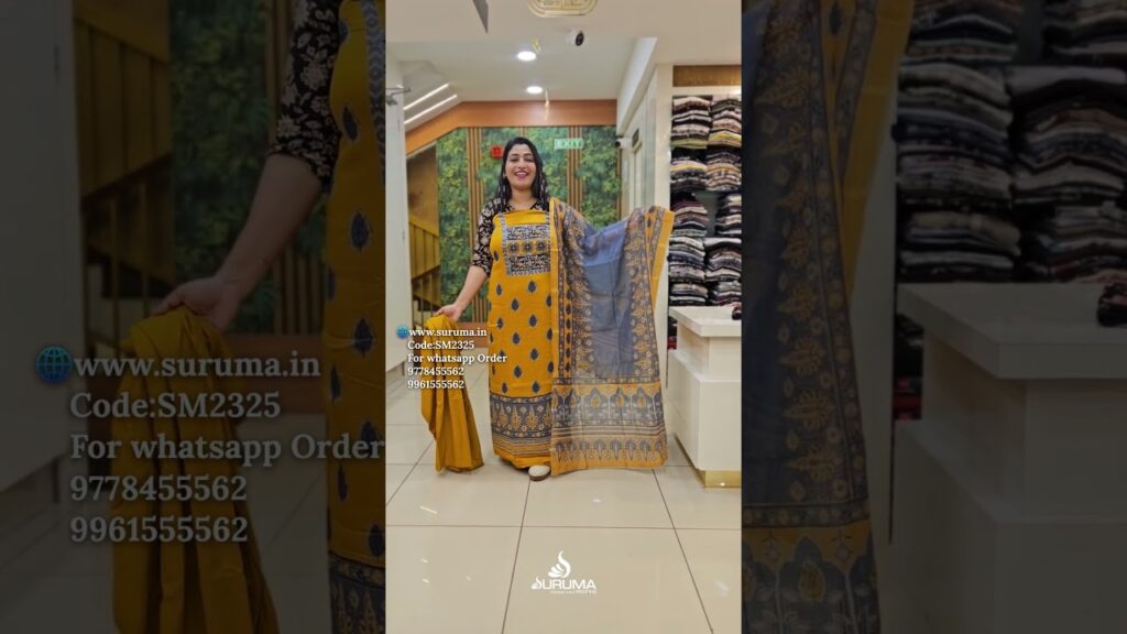 Unlock 5 Styles: Elevate Your Wardrobe with SM2325 Casual Wear Unstitched Churidar Material