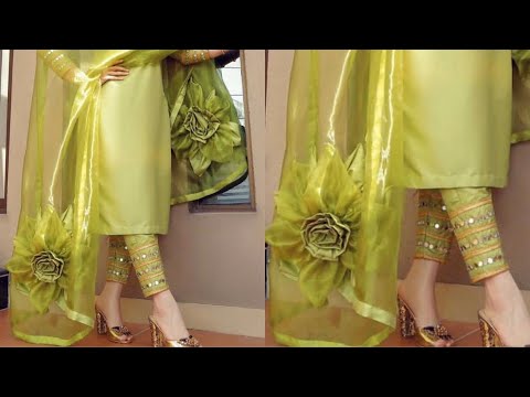 Unlock 7 Stunning DIY Dupatta Designs: Transform Your Style with Organza Creations by Fashion Designer Rabia Ahmed!