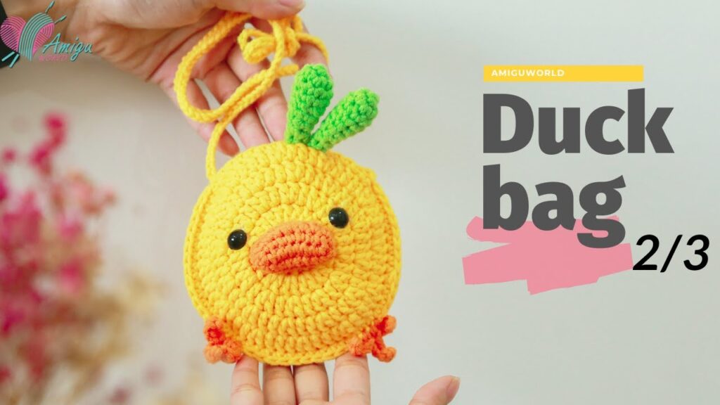 Unlock #175: Master the Duck Bag Crochet Tutorial (2/3) – Trendy Amigurumi Fashion Accessories from AmiguWorld!